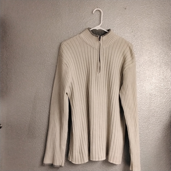 Dkny Other - DKNY Jeans men's beige cable knit sweater. Size Xl